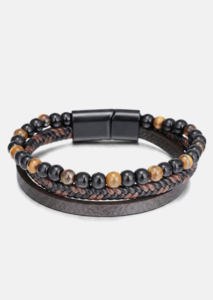 Læderarmbånd Raven Bond