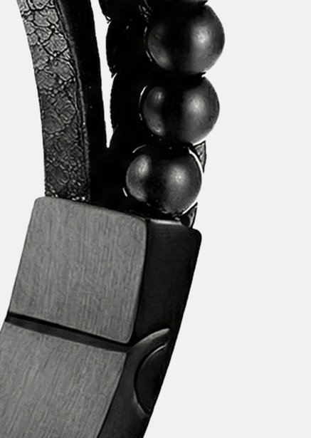 Læderarmbånd Noble Noir