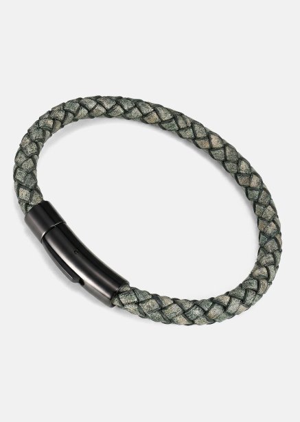 Læderarmbånd Talon Weave