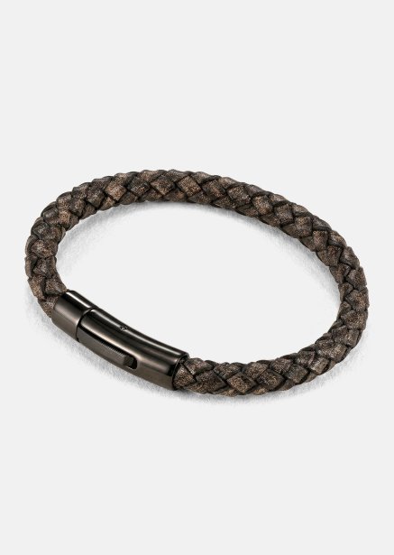 Læderarmbånd Vanguard Weave