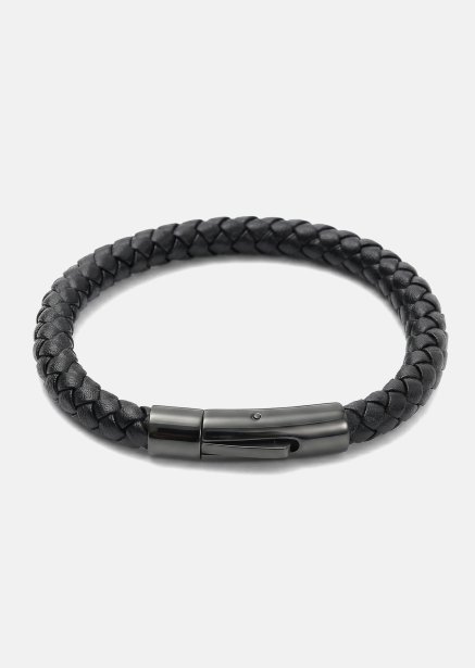 Læderarmbånd Noble Weave