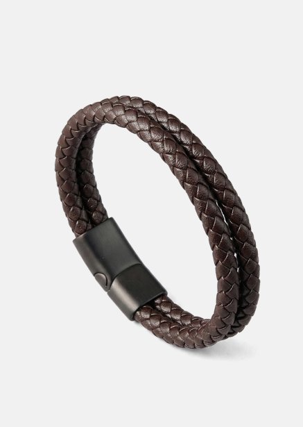 Læderarmbånd Cobra Twist