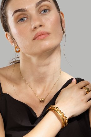 Øreringe Bold Glow – 18k Forgyldte