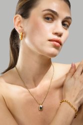 Ørering Oceana - 18k Forgyldt