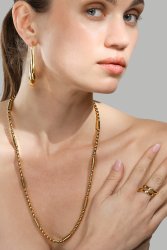 Ring Wave - 18k Forgyldt