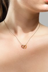 Halskæde Together Forever – 18k Forgyldt
