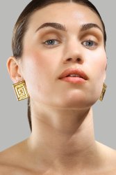 Ørering Geometric Glow - 18k Forgyldt