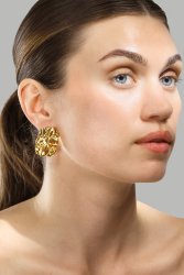 Ørering Lava - 18k Forgyldt