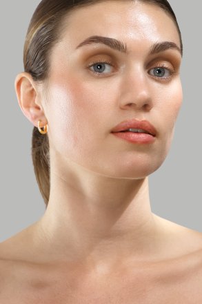 Øreringe Golden Spark – 18k Forgyldte