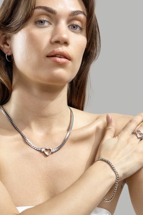 Ring Heartbeat- Forsølvet