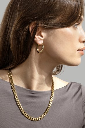 Ring Bold Flow - 18k Forgyldt
