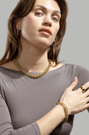 Luna Ørering - 18k Forgyldt