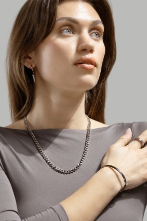 Ørering Petite Hoop - Forsølvet