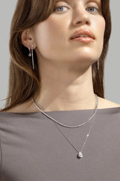 Ørering Celeste Drops - Silver Plated