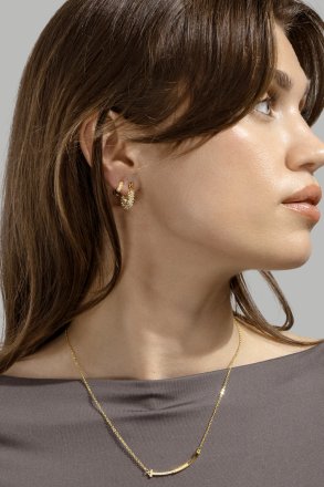 Ørering Shimmer Hoops - 18k Forgyldt