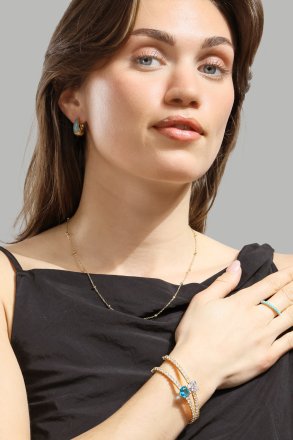 Blue Pearl Elegance Ring - 18k Forgyldt