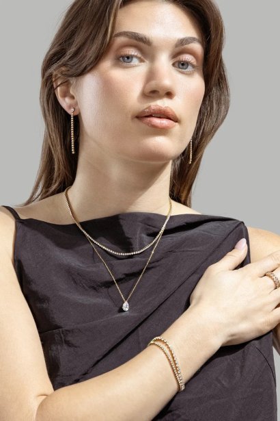 Armbånd Gloria Band 2.2mm - 18k Forgyldt