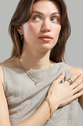 Armbånd Link Statement - 18k Forgyldt