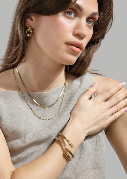 Ørering Unity Loop - 18k Forgyldt