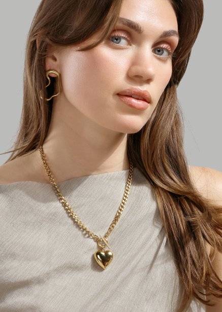 Fluid Glow Ørering - 18k Forgyldt
