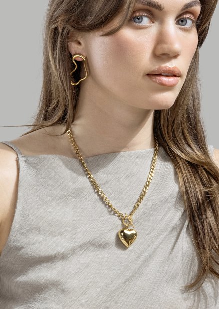 Heart of Gold Charm - 18k Forgyldt