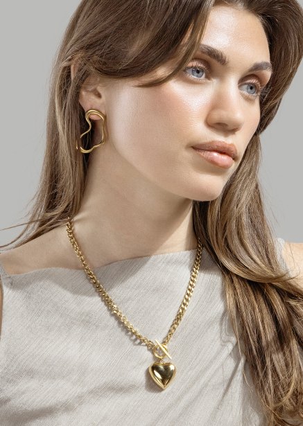 Heart of Gold Charm - 18k Forgyldt