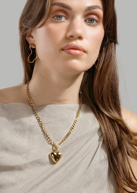 Fluid Glow Ørering - 18k Forgyldt