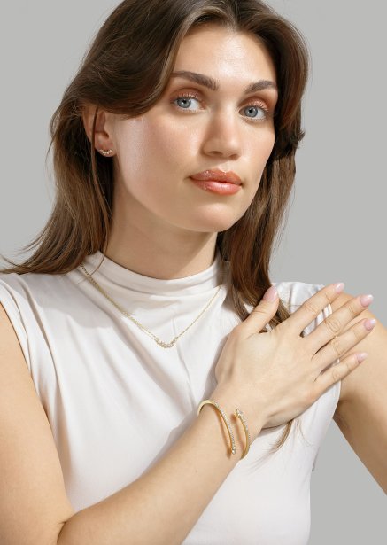 Armbånd Lumière Spark Stack - 18k Forgyldt