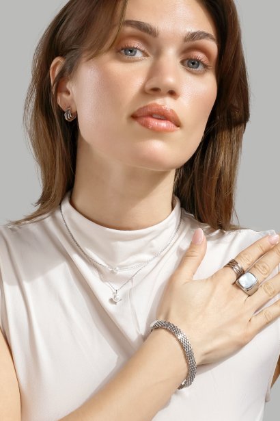 Ring Blanche - Forsølvet