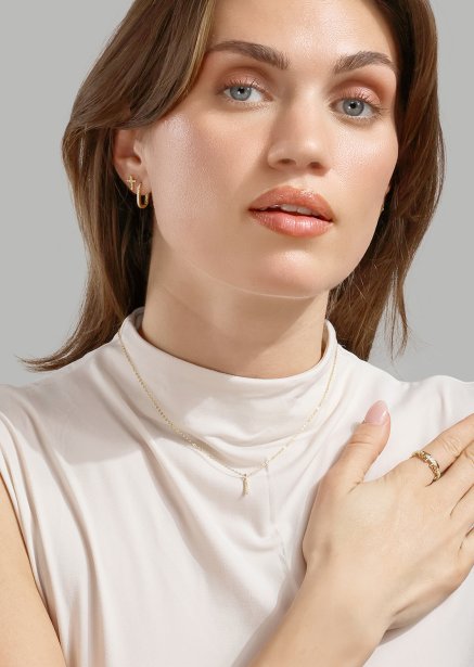 Luminare Ørering - 18k Forgyldt