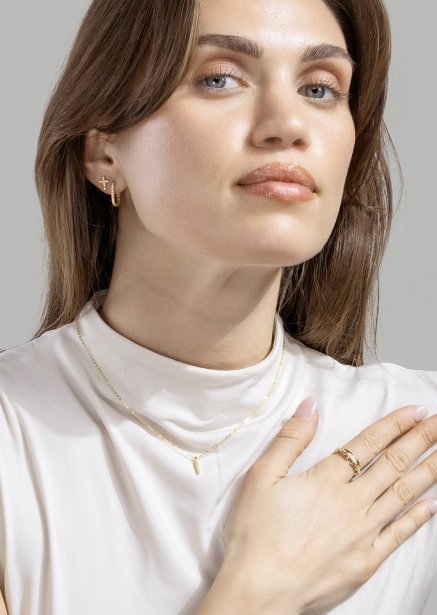 Luminare Ørering - 18k Forgyldt