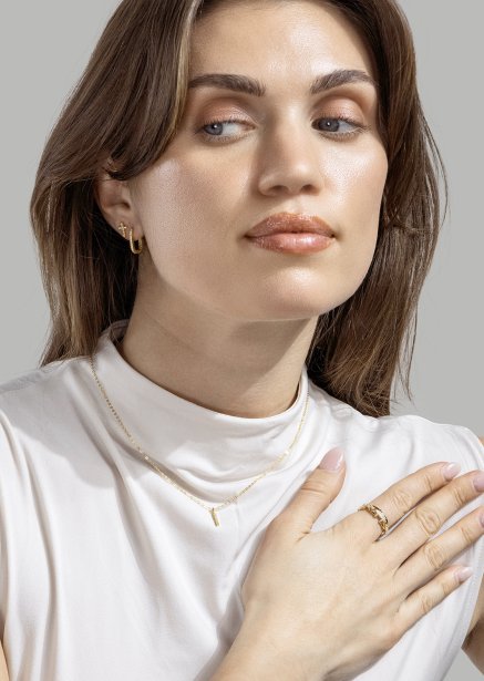 Luminare Ørering - 18k Forgyldt