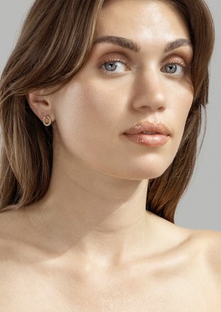 Lumina Ørering - 18k Forgyldt