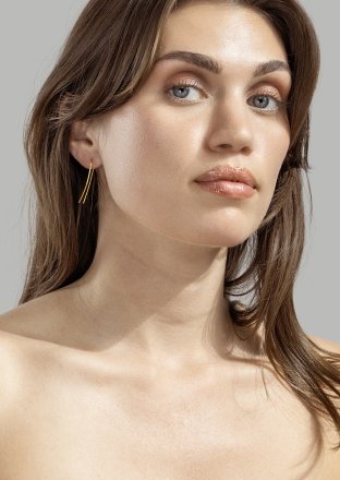 Ørering Stella - 18k Forgyldt