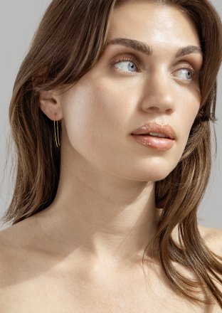 Ørering Stella - 18k Forgyldt