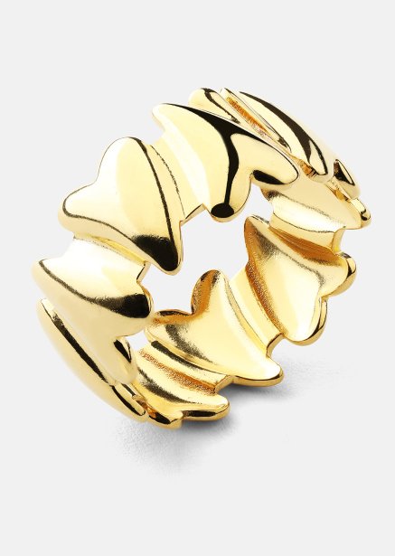 Ring Heartglow- 18k Forgyldt