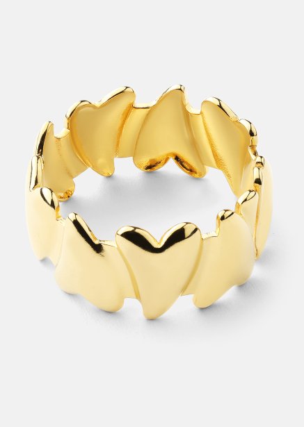 Ring Heartglow- 18k Forgyldt