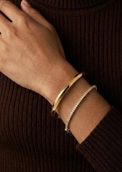 Armbånd Serenya Line - 18k Forgyldt