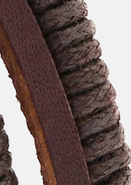 Læderarmbånd Echelon Weave