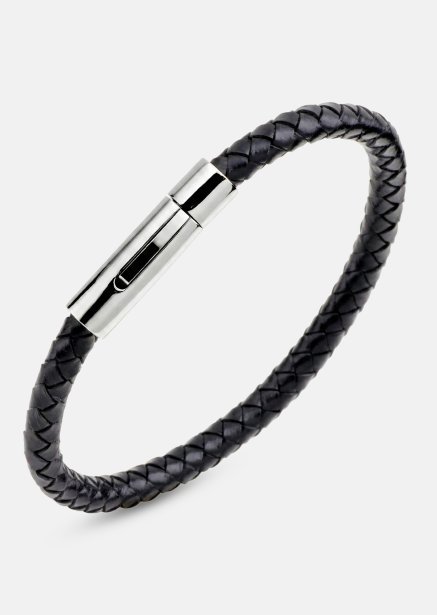 Læderarmbånd Mystic Weave
