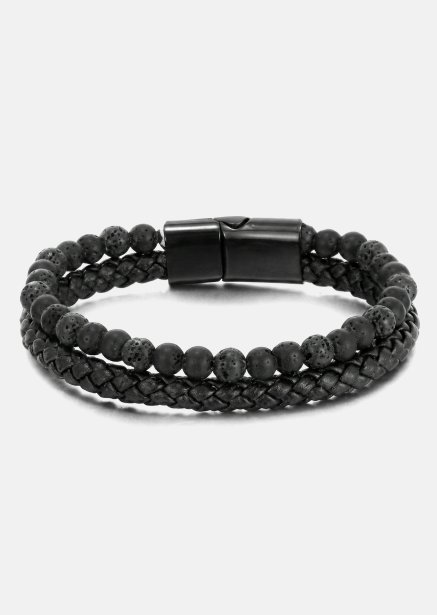 Læderarmbånd Shadow Embrace