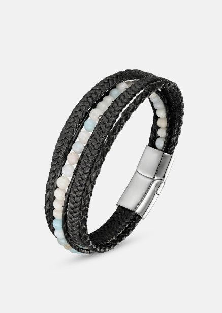 Læderarmbånd Titan Leaf