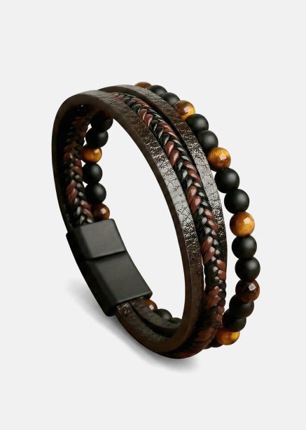 Læderarmbånd Grit Aura