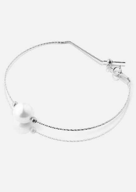 Armbånd Pearl Aura - Forsølvet
