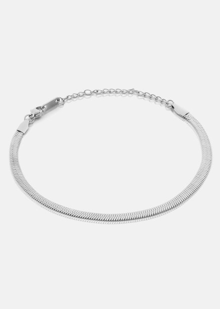 Armbånd Sleek Chain - Forsølvet