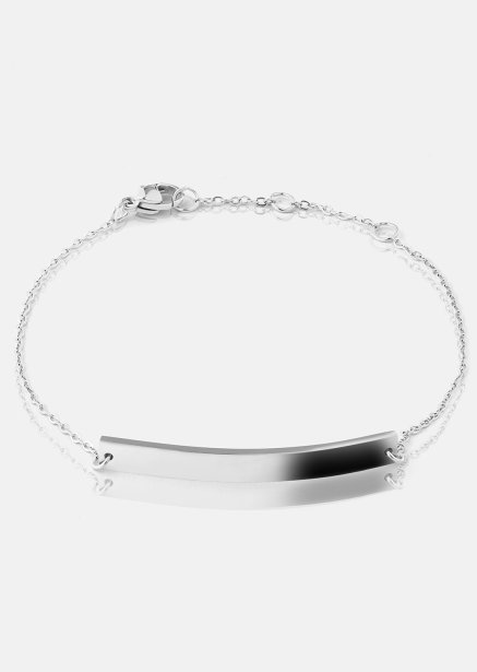 Armbånd Sleek Elegance - Forsølvet