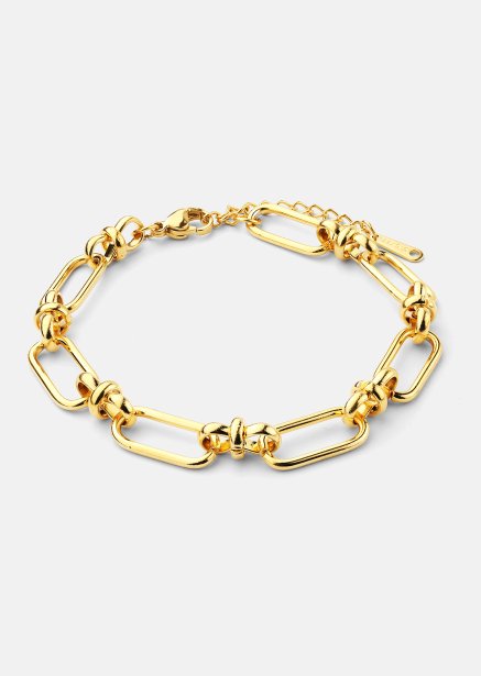 Armbånd Link Statement - 18k Forgyldt