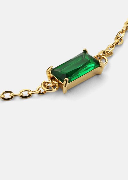 Armbånd Emeraldis - 18k Forgyldt
