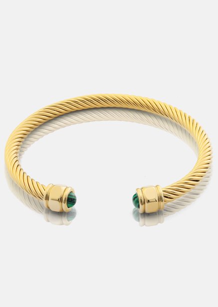 Armbånd Aumaura Green - 18k Forgyldt