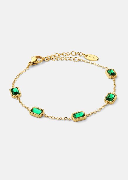 Armbånd Verdant - 18k Forgyldt